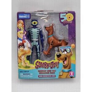 Scooby-Doo 50th Birthday Action Figure Set Skeleton Man New Walmart Exclusive